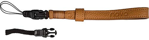 Novo Versa Genuine Leather Camera Wrist Strap - Tan