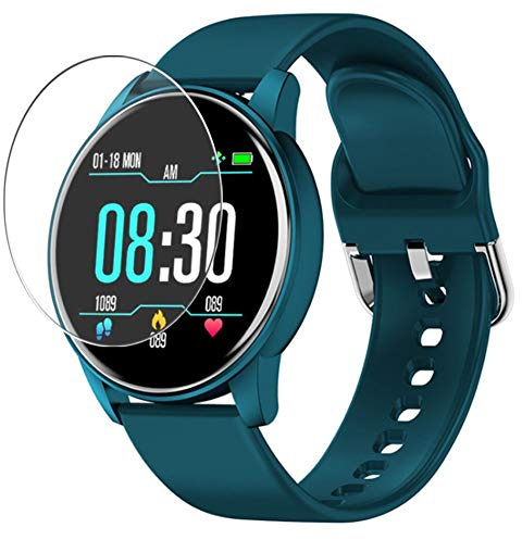 Puccy 3 Pack Screen Protector Film, compatible with Janker ZL01 1.3 Smart Watch TPU Guard （ Not Tempered Glass Protectors ） (new version)