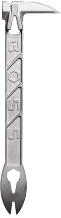 Boss Hammer Boss Paw Titanium Nail Puller - Multifunctional 9 Pry Bar for Professional Carpenters - Cats Paw Nail Puller Works on Multiple Angles - Made in USA