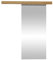 Sistema di porte scorrevoli Pikano II con chiusura automatica, maniglie in alluminio, set completo per porte scorrevoli, porte interne, pareti divisorie (artisan/specchio, modello: 70)