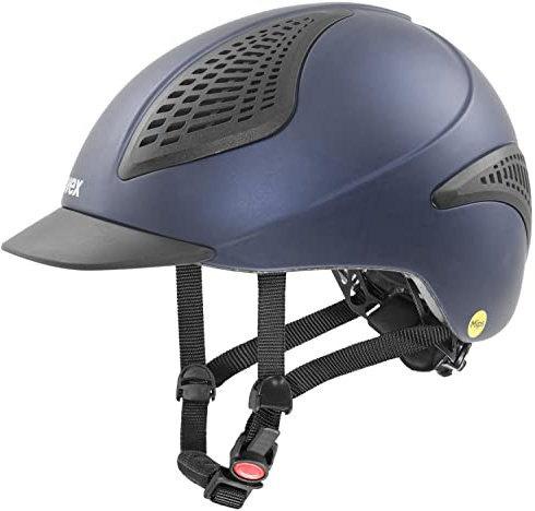 uvex exxential II MIPS Horse Riding Helmet for Women & Men, Navy mat, XXS-S - Adjustable Helmet with Integrated MIPS System