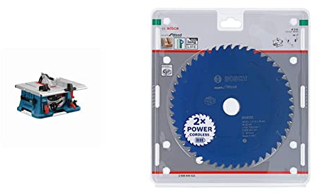 Bosch Professional Tischkreissäge GTS 635-216 (1600 Watt, Sägeblatt-Ø: 216 mm, Sägeblattbohr-Ø: 30 mm, im Karton) + Kreissägeblatt Expert (Holz, 216 x 30 x 1,7 mm, 48 Zähne, Zubehör Kreissäge)