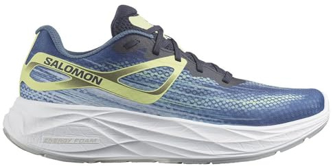 Salomon Aero Glide Traillaufschuhe Herren, Blaue Asche/dunkler Saphir/sonnige Limette, 44 EU