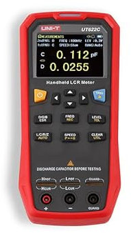 UNI-T UNI-TREND UT622A UT622C UT622E High-precision LCR Meter Industrial Handheld Resistance Capacitance Tester(UT622C)
