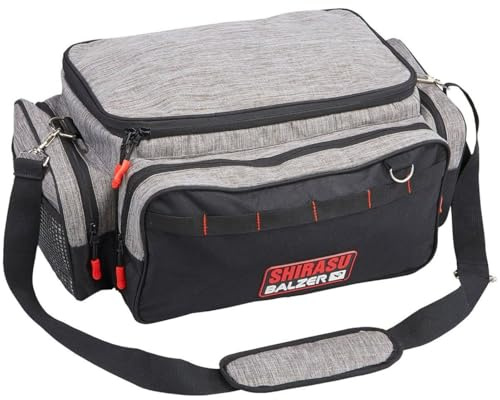 Balzer Anglertasche Shirasu Organizer Tasche mit 2 Boxen - Groß - 48x22x28 cm