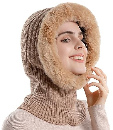 Wintermütze aus Strick, für Damen, klassisch, französisch, Wolle, Baskenmütze, Filz, verdickt, thermisch, winddicht, Unisex, Hüte, Winter, Herbst, kaki, Einheitsgröße