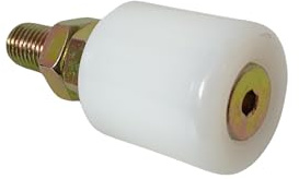Roulette de guidage pour portail coulissant (diamètre 40 x 45 mm)