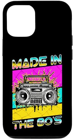 Hülle für iPhone 14 Pro Hergestellt im 80er Jahre 1980er Boombox Graffiti 80er Jahre Hip-Hop-Stil
