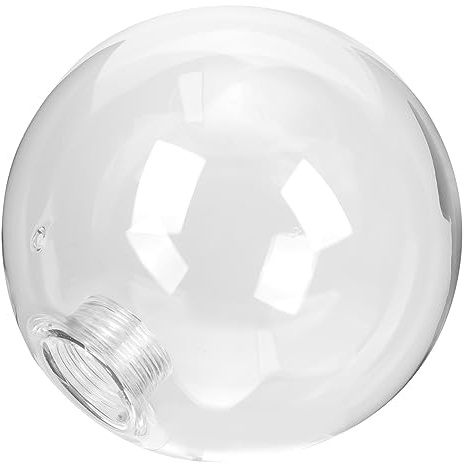 ASAKKURA Glass Globe Lampshade G9 Base Dome Light Cover Ceiling Light Replacement Round Glass Ball Lamp Shade Suitable for Bathroom and Pendant Fixtures 100mm Diameter