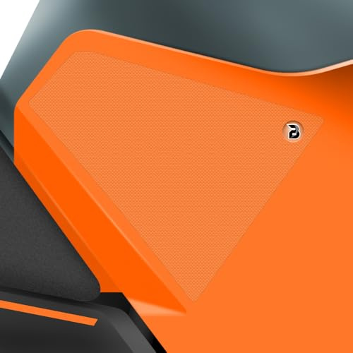 BLOQ motorrad Traktion Tank Griff Pads kompatibel mit KTM DUKE 390 (2024-) HiGrip - Klar