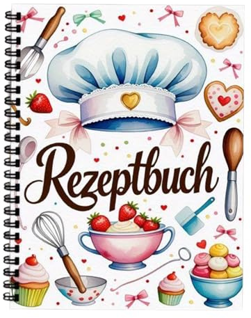 Recipe Book, Family Cookbook Notebook, Hardcover Meal Organizer, 8.27x5.83 Inches Food Planning Journal, Large Writing Space, A5 Brown, for Kitchen Cooking Baking Holiday Meal Prep Home Office