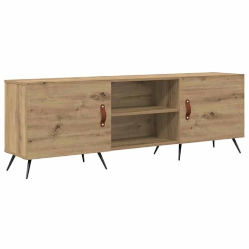 vidaXL Mueble bajo para Guardar Tus Cosas. Organizador de Medios para la Sala de Estar. Mobiliario de Entretenimiento Moderno y Minimalista. Unidad Rectangular Urbana.