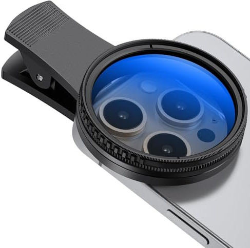 KWTOUL Kit de filtro polarizador circular para cámara de teléfono CPL de 52 mm