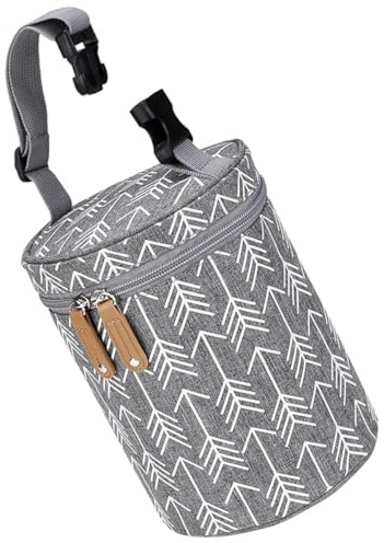 Abaodam Borsa Termica Porta Biberon per Ragazzo Ragazza, Refrigeratore per Biberon Isolamento e Maniglia, Contenitore Portatile per Conservazione Alimenti, Adatta per Passeggini e