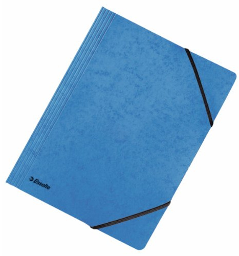 Esselte Eckspanner, A4, Primärkarton, blau