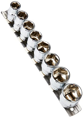 Blue Spot 01524 8 Piece 3/8 Inch Socket Set On Rail