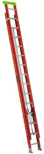 Louisville Ladder 20-foot Fiberglass Extension Ladder, 300-Pound Load Capacity, Type IA, L-3022-28PT