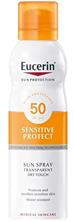 SENSITIVE PROTECT sun spray transparent dry touch SPF50