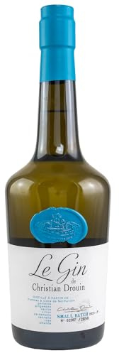 Christian Drouin Le Gin Blanc | Französischer Gin | Mit Apfel-Botanicals aus der Normandie | Fruchtig & Frisch | Handwerklich Destilliert | 42% Vol. | 700 ml