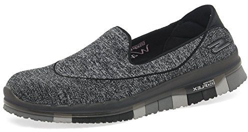 Skechers Bobs Peace & Love Balletskor, platta, i plysch, Svart, 41 EU bred