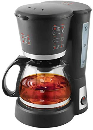 SMSOM 5-Copa de un Toque Cafetera con Jarra térmica, Cafetera máquinas de Oficina del hogar Goteo de café Tetera Tetera