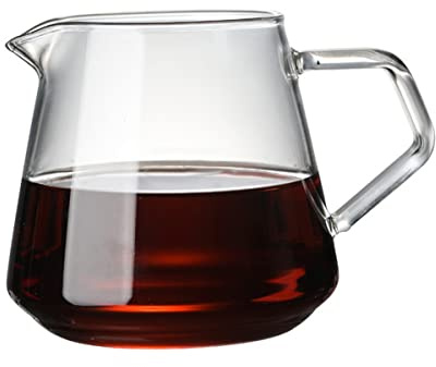 ZNZNANG Glass Range Coffee Server ，Borosilicate Glass Coffee Server，Suitable for Brewing Coffee, Milk ， Tea (650ml/22 oz)