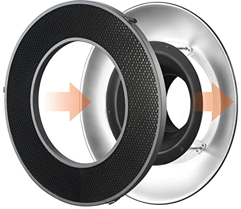 GODOX R200-RHC30 Grille Nid d'Abeille 20° pour AD200 Pro Photography avec Réflecteur RFT-25S