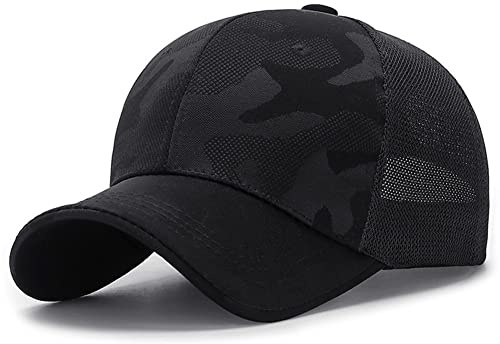 SJTJSPX Casquette de Camouflage Homme Femme Casquette de Baseball Chapeaux Cap Sport Chapeau de Visière Ajustable Chapeau Snapback Trucker Chapeaux de Soleil Camping Escalade Chasse Pêche