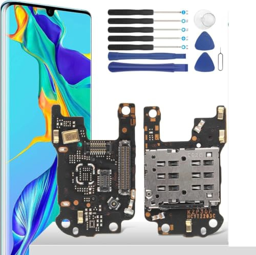YHX-OU SIM Slot Ersatz für Huawei P30 Pro VOG-L29 VOG-L09 VOG-L04 SIM Karte und MicroSD Speicherkarten Halter Connector Flex Kabel