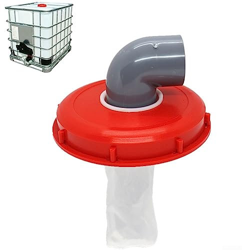 IBC - Cubierta para tanque de agua, Ø225 mm, cubierta protectora para barril de agua al aire libre, tapa de filtro, parte de montaje para barriles de lluvia, tanques, protección de calidad del agua