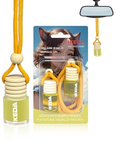 Désodorisants d'intérieur pour Voiture | Pendentif Automobile | Parfum Puissant et Durable | Odeur Fraîche Couvrir les Odeurs | Accessoires de Voiture pour Hommes et Femmes (Tranquil Girl)