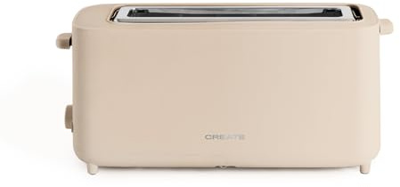 CREATE/TOAST STUDIO XL/Tostador de pan arena / 6 Niveles de potencia, bandeja recogemigas, termostato, descongelación, sistema de seguridad, 950W