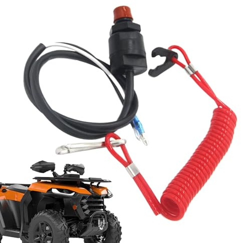 Interruttori di emergenza 'afobile, interruttori di emergenza marina | Chiave flessibile sicura sicura | PowerSports Electrical & Battery Products per principianti, utenti domestici
