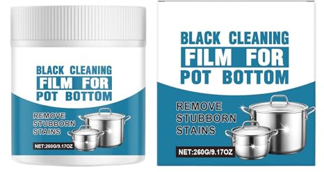 Limpiador de acero inoxidable para electrodomésticos, 260 g, pasta de pulido de electrodomésticos de metal, pasta de pulido de utensilios de cocina resistente para estufa, horno, parrilla, hogar