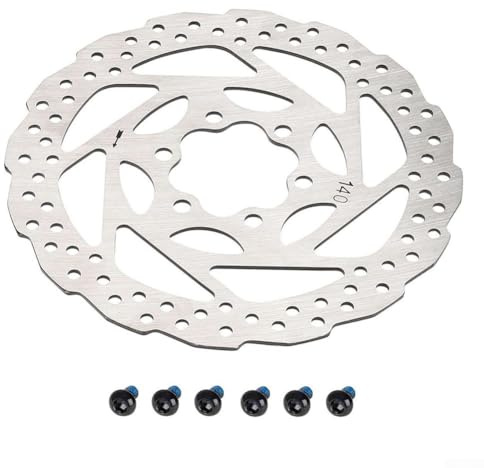 Gdfnmogo Scheibenbremse für Rennräder und Mountainbikes, 140 mm, 160 mm, 180 mm Größen, verschleißfeste Stahlkonstruktion, kompatibel mit Elektro- und Bal-Fahrrädern (140 mm)