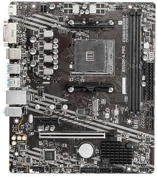 motherboard PCI-E 4.0 da 64 GB 1x .0/3. X16 Slot USB3.2 Computer gioco fai te Scheda madre Fit For MSI B550M-A PRO AMD B550 AM4 DDR4-4600MHz (OC)