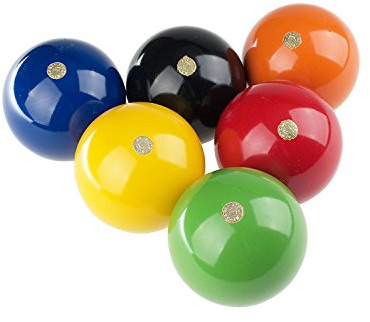 Sfere di Ricambio universali, Ø 70 mm, per Giochi in Croquet, 6 Pezzi, Krocket è Il Divertimento in Giardino con Prodotti di qualità in Legno per Tutta la Famiglia – ade in UE