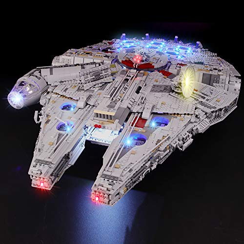 BRIKSMAX Led Beleuchtungsset für Lego Star Wars Millennium Falcon, Kompatibel Mit Lego 75192 Bausteinen Modell - Ohne Lego Set