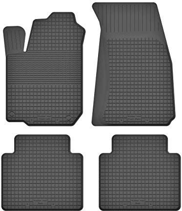 Gummimatten Fußmatten 1.5 cm Rand kompatibel mit Mitsubishi Lancer VI/VII Bj. 1995-2008 ideal angepasst 4 -Teile EIN Set