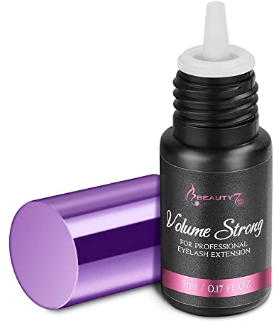 Weimob wimpernkleber für Wimperverlängerung For Permanent Lashes Super Quick Dry Eyelash Adhesive Professionelle Klasse dauerhafter wimpernkleber für Dauerwimpern Schwarzer Trocknungszeit 1-2 Sek 5ml
