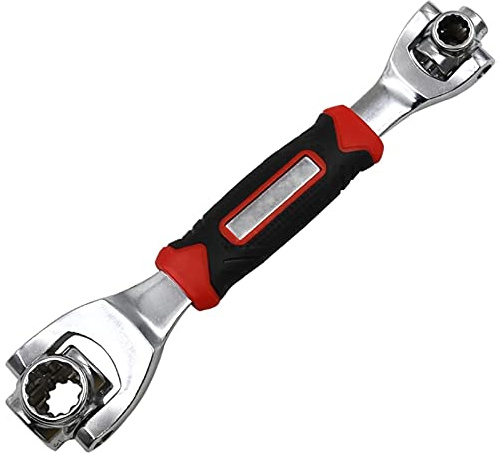 Wincal 52 in 1 Socket Wrench, Multifunction Wrench Tool with 360 Degree Rotating Head, Universal Ratchet Wrench Furniture Car Repair Hand Tools