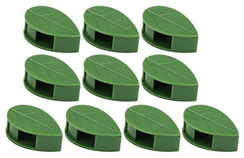 XNAUMAR 10/100 Stück Pflanzenhalterung Clip Pflanze Kletterwand Selbstklebender Verschluss Gebundene Halterung Weinschnalle Haken Gartenpflanze Wandklettern-Typ1 10PC, China