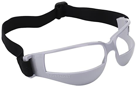 Basketball Dribbling Brille, Tragbare Sportbrille, Elastischer Augenschutz aus Kunststoff für Profis Zum Wandern Zum Skifahren