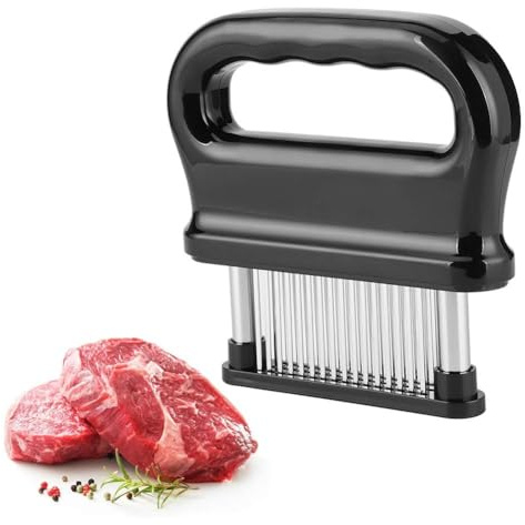 Tiernor de carne, tiernor de pollo, herramienta de tierno de carne, tiernor de carne, tiernor de carne, tiernor de carne, mallet, acero inoxidable,48 cuchillos,máquina de tierno de carne para cocinar