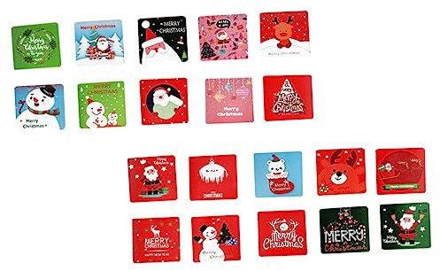 DIKACA Feiertagsgrußkarten Hochzeitskarten 20st Weihnachtskarte Nachrichtenkarte Weihnachten Papier Nachrichtenkarten DIY-Karten