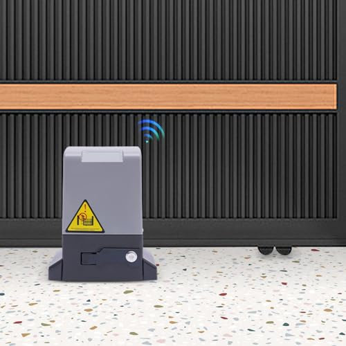 KiwiHood Kit di apertura automatica per cancello scorrevole Heavy Duty vialetto di sicurezza porta operatore kit hardware elettrico Rolling ingresso cancello scorrevole motore fino a 1200 kg con 2
