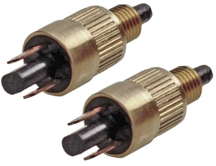 2x Bremslichtschalter passend für Aprilia MX RS RX, Beta RK RR, CPI SM SX, Peugeot XP6 XPS XR6 50 | Ersatzteil 13 mm kurz | Erstausrüsterqualität