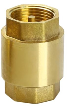 Messing-Rückschlagventile, langlebig, 2,5 cm, Messing-Rückschlagventile, strapazierfähig, für Springbrunnen, Saugschlauch, Hauswasser