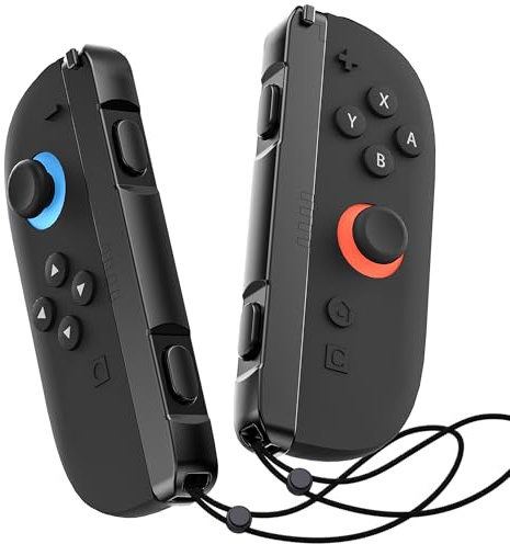 RHOTALL Wrist Strap for Nintendo Switch 2 2025 joycons, Controller Hand Grip Wrist Lanyard for Switch 2, Ergonomic Replacement Accessories for Switch 2 joycon Controllers - 2 Pack Black