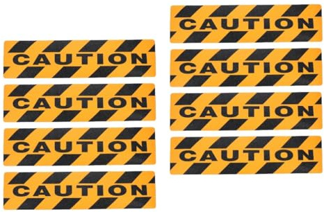 SOESFOUFU 2 Series Cintas Antideslizantes Autoadhesivas Para Escaleras Y Con Diseño De Advertencia Caution Para Interiores Y Exteriores Pegatinas De Seguridad Para Evitar 4 Piezas*2